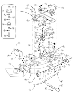 Part Location Diagram of 783-05490 MTD Support Bracket